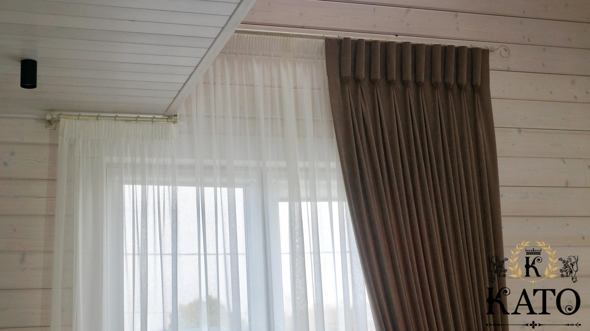 Как определить ширину штор на окно