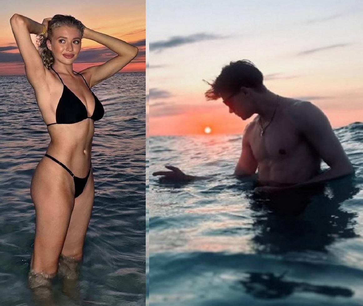     Коллаж. Фото — из соцсетей фигуристов Фотография взята из открытых источников.