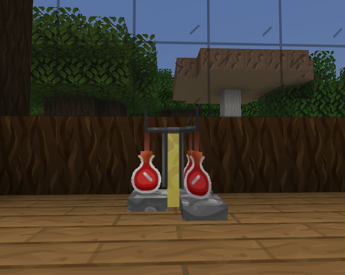 Как выглядит зельеварка в Майнкрафт