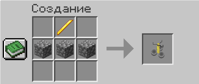 Крафт зельеварки в Майнкрафт