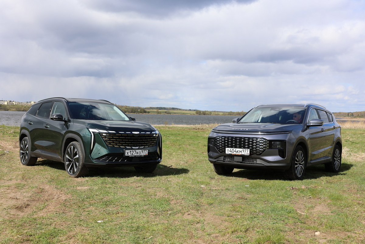 Geely Atlas и Soueast S07 до...