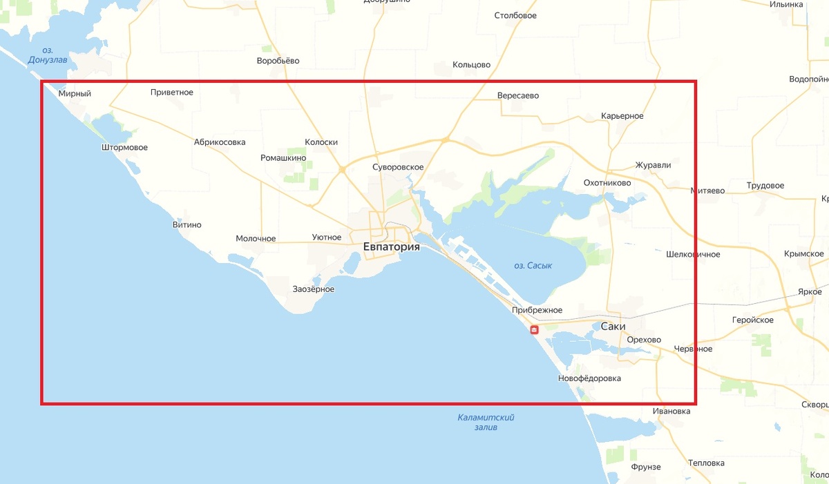  Скрин с Я.карты