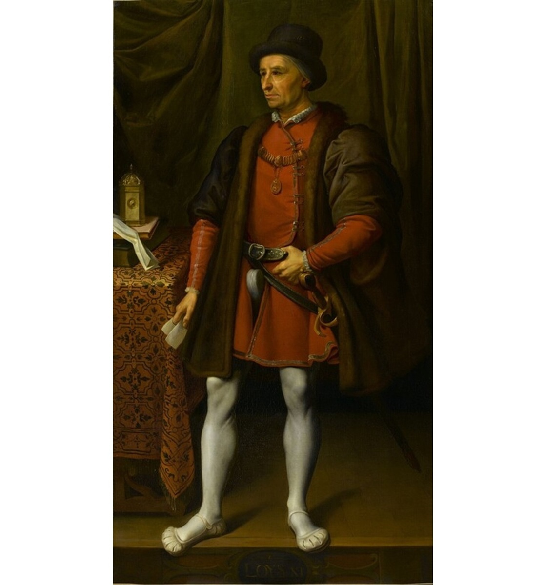 Жан Леонар Лугардон, 1836 г. (копия с оригинала). Людовик XI (1423-1483) — король Франции в 1461–1483 годах из династии Валуа 