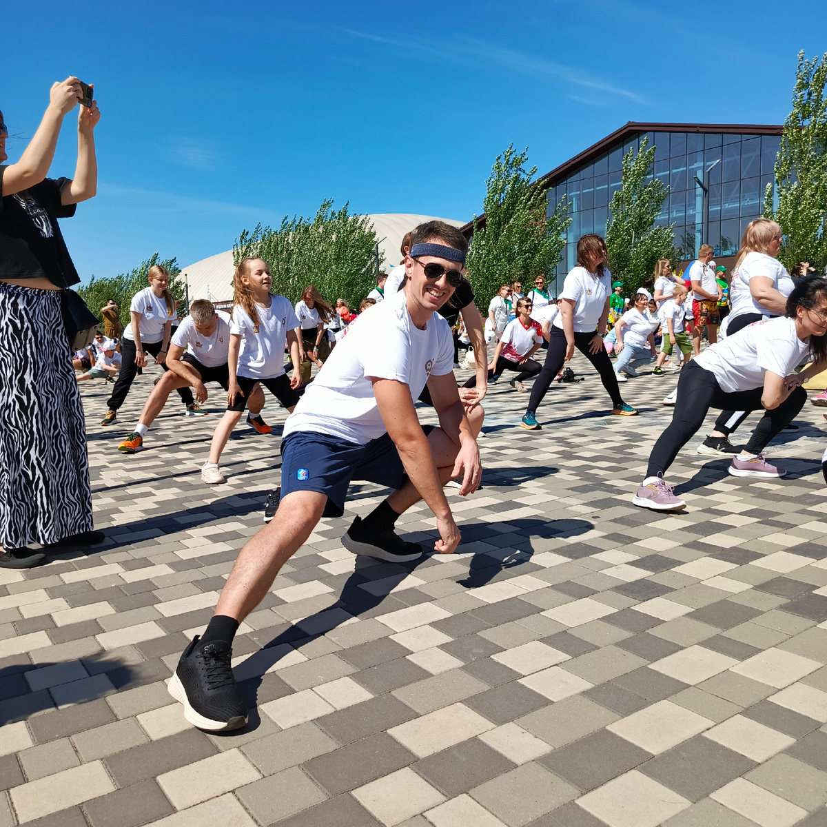 Небольшая разминка перед забегом.