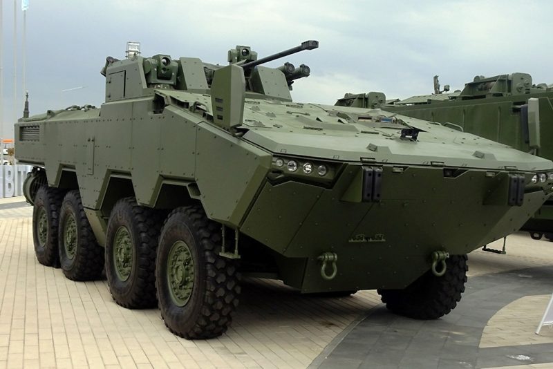 Беларусь впервые продемонстрировала модернизированную версию БТР Volat V-2. Фото: МЗКТ