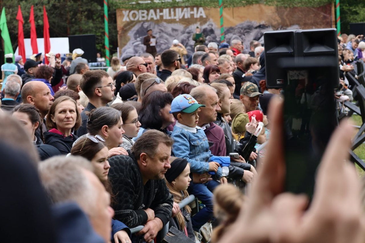 В Ивацевичском районе устроили реконструкцию боя с фашистами