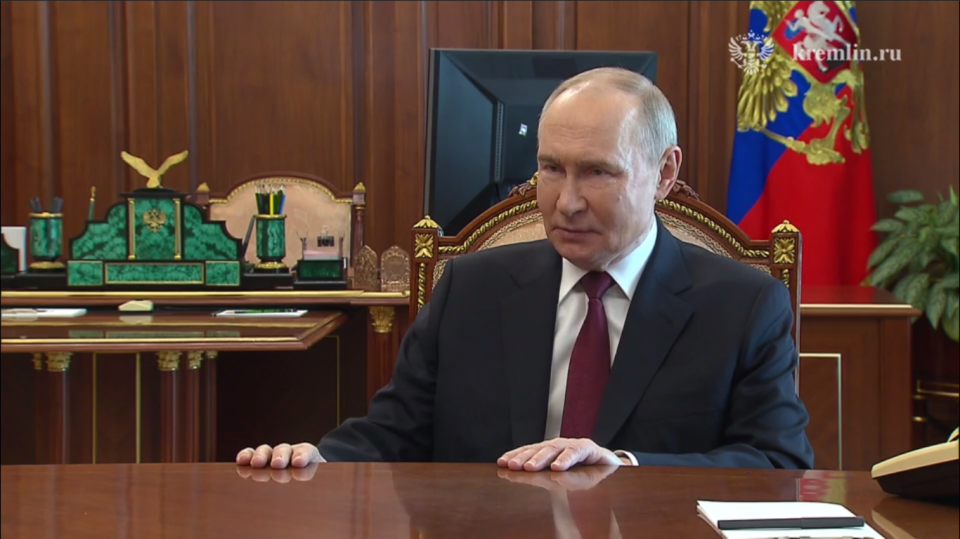    Владимир Путин. Источник: Кадр из видео