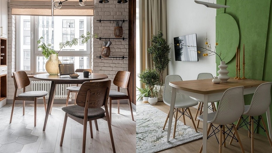 Слева проект Анны Самариной. Справа проект студии Artefact