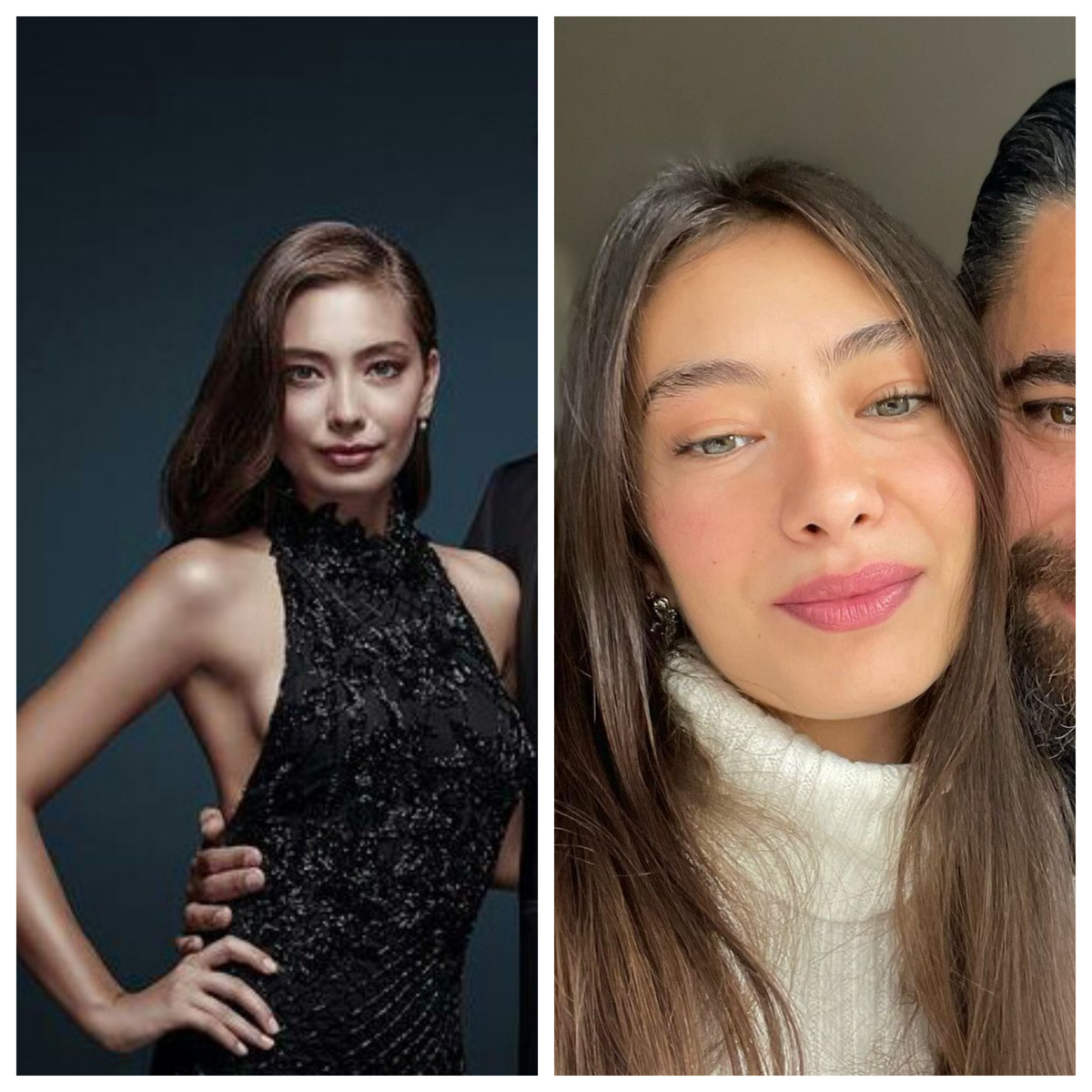 Неслихан Атагюль в 2015 году и сейчас