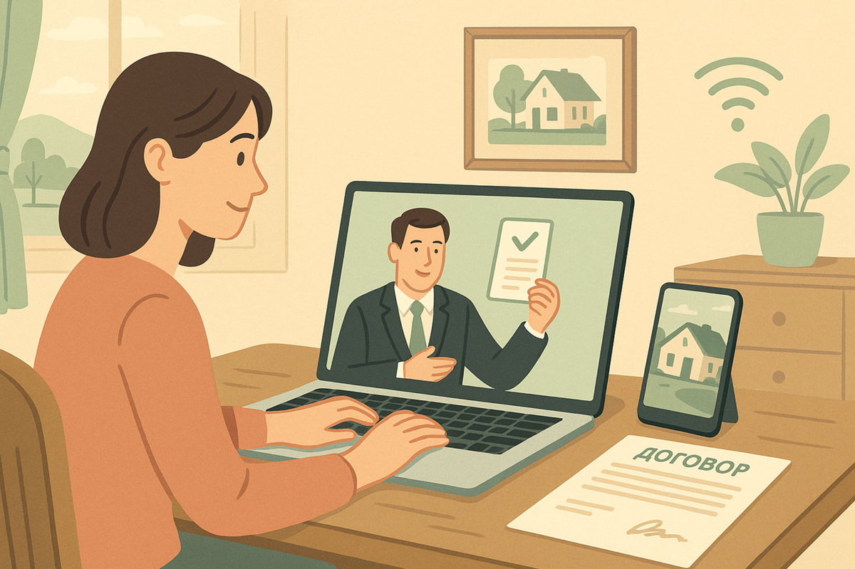 Дистанционная сделка по покупке дома в Краснодарском крае