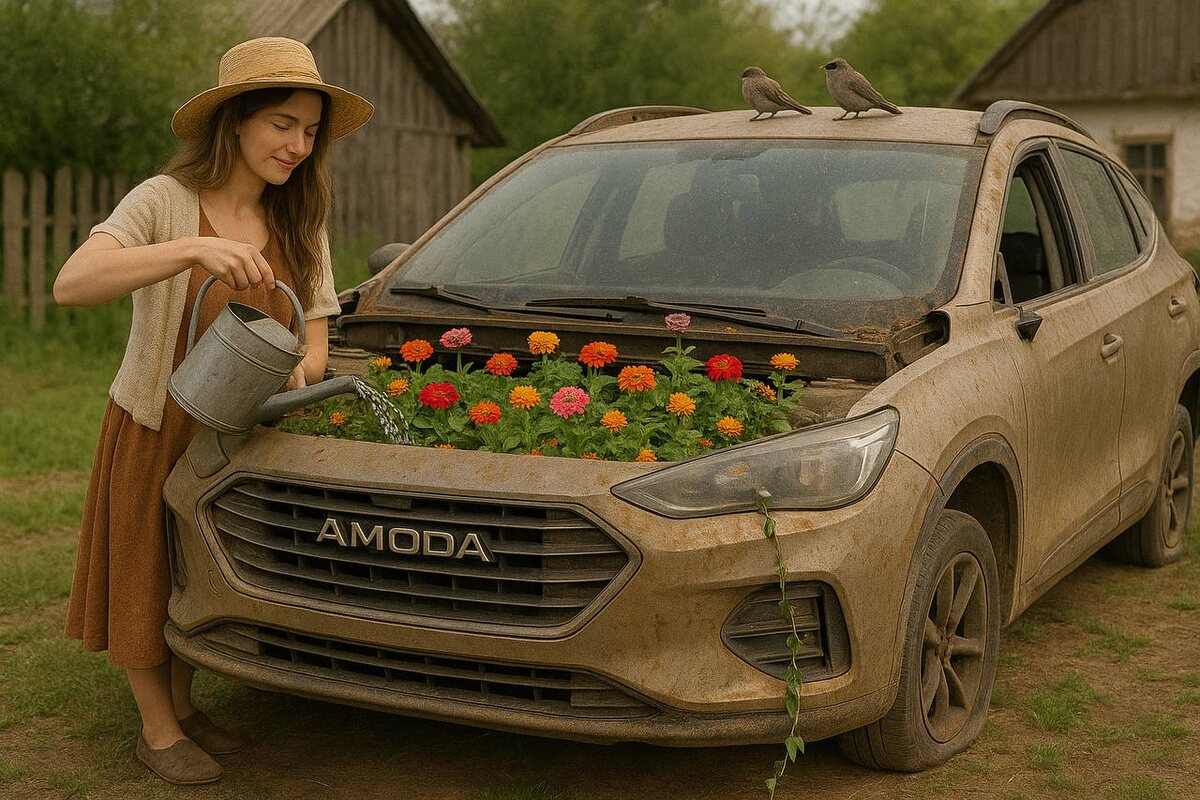 Высокотехнологичная Клумба