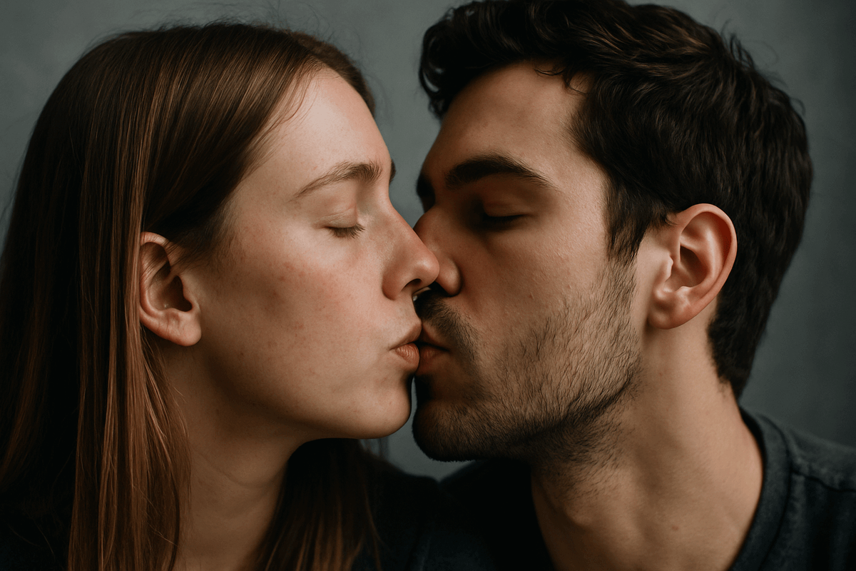    Ученые обнаружили, что депрессия передается через поцелуи