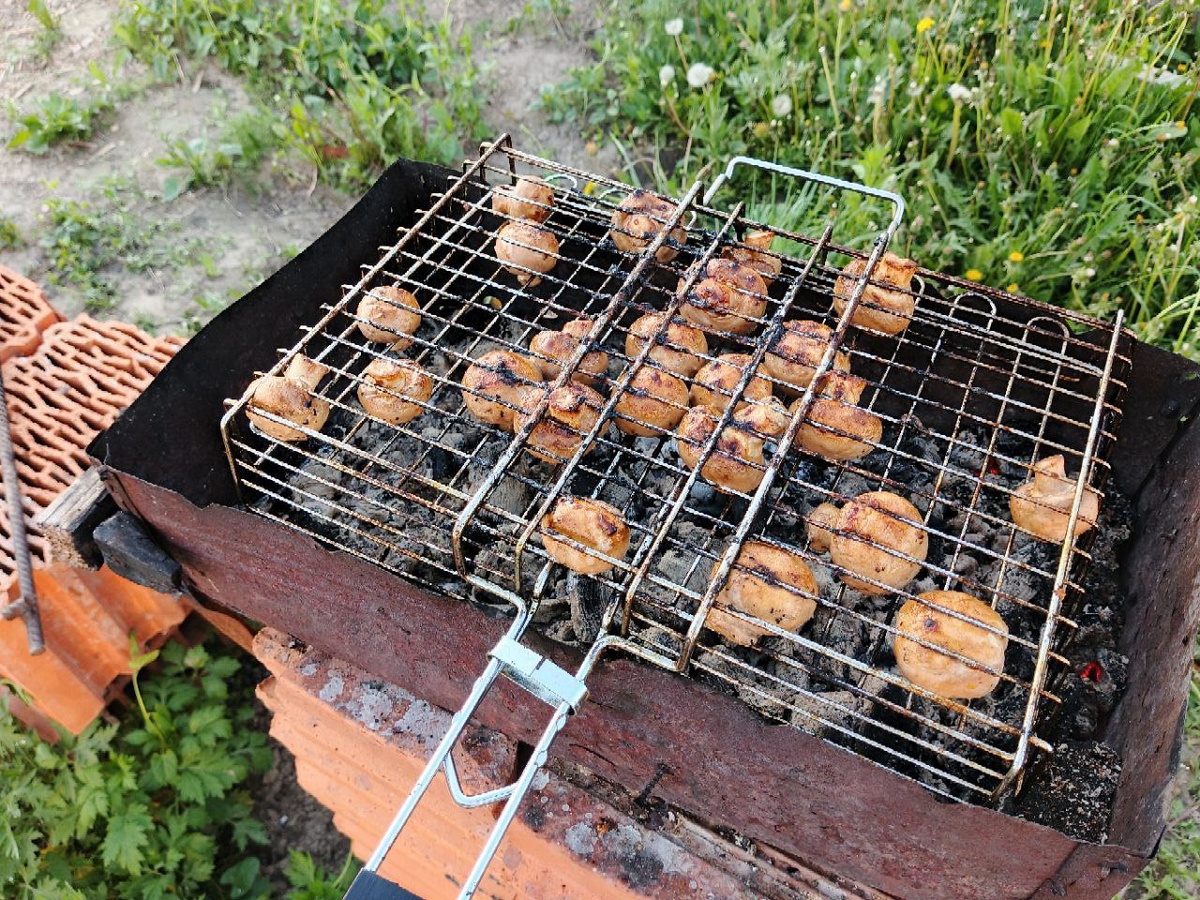 нет сомнений, грибочки запеченные на костре - это очень вкусно. 
