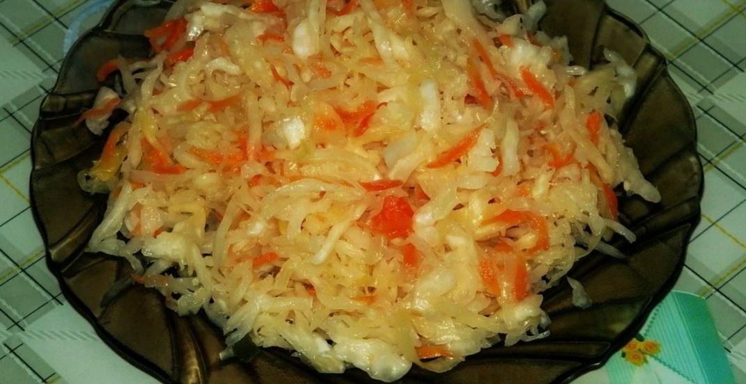 Квашенная капуста.
