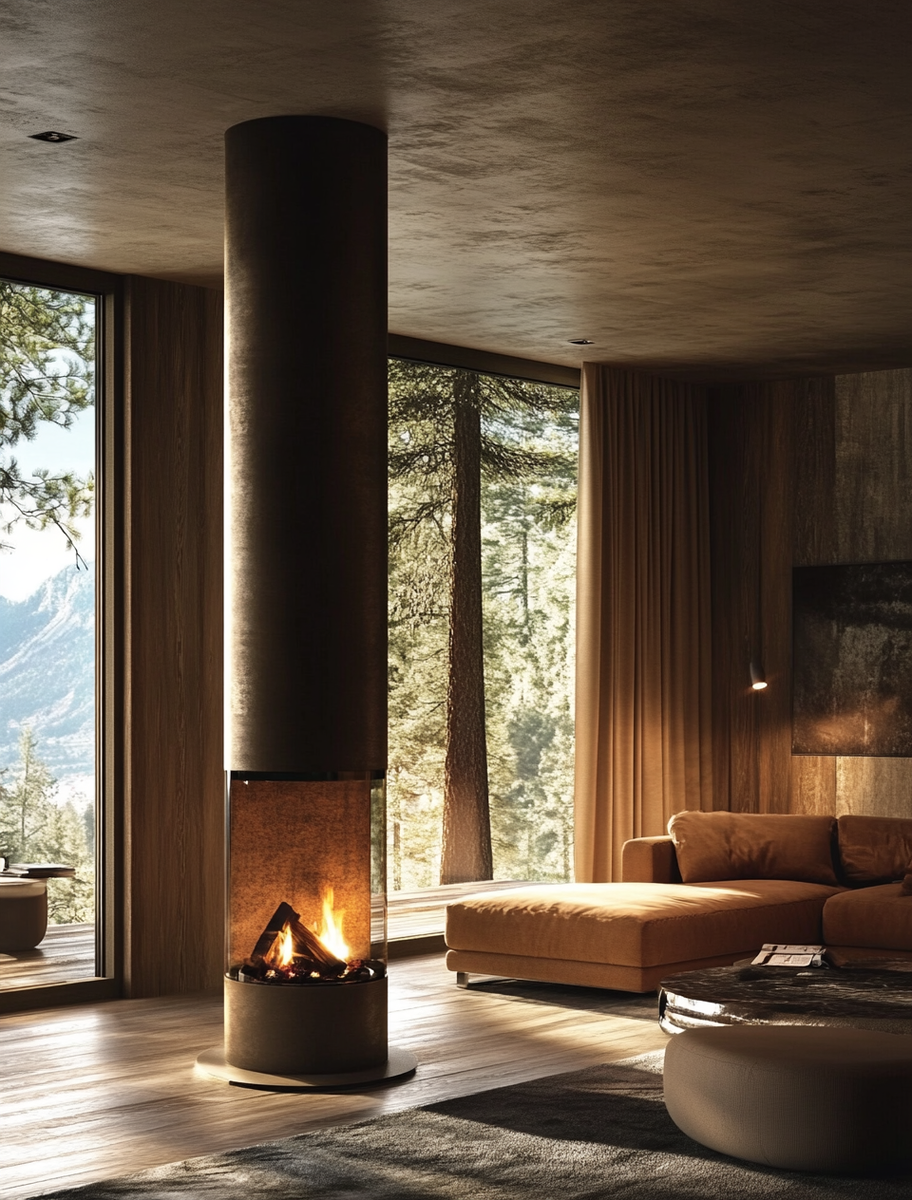    Тепло и уют в вашем доме: дровяной камин ARDENFIRE Вертикаль 840 как идеальное решение для зимних вечеров Kamin
