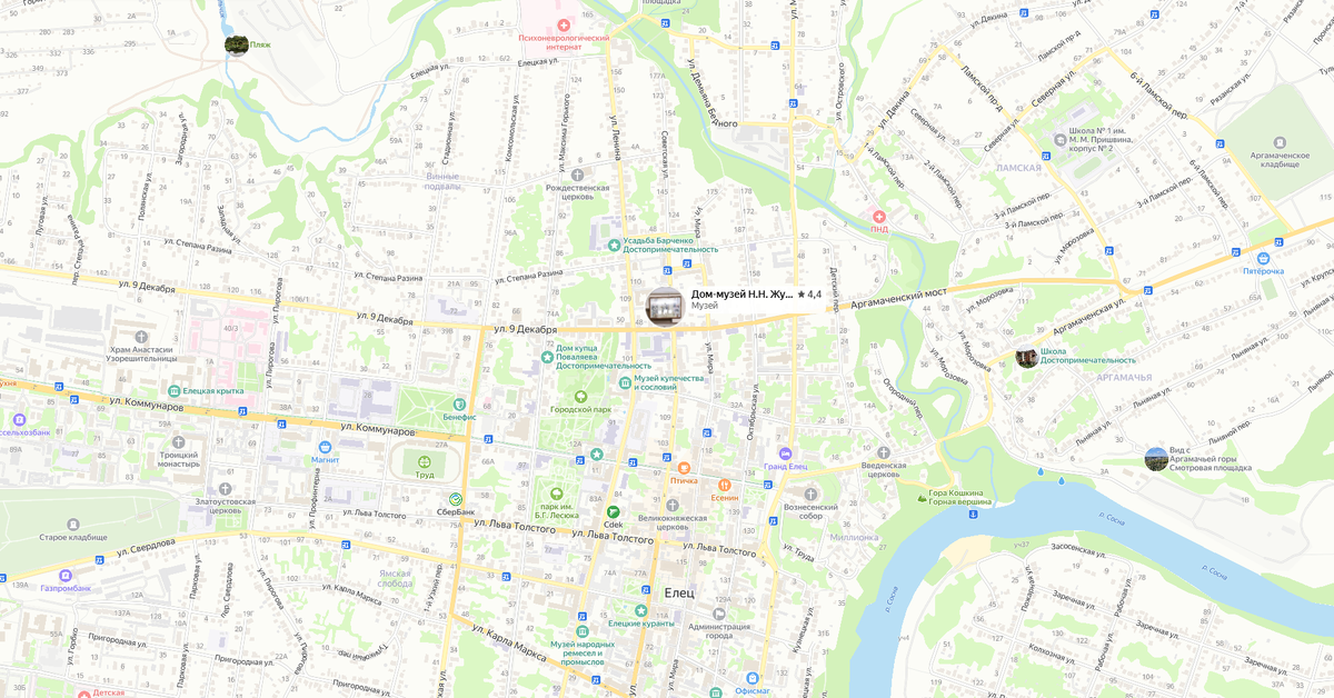 Дом-музей Н.Н. Жукова на карте