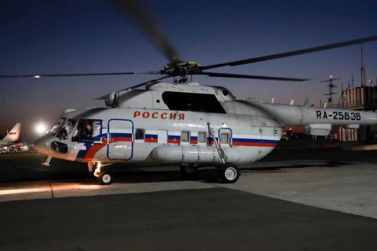    Вертолёт президента оказался в зоне атаки БПЛА.