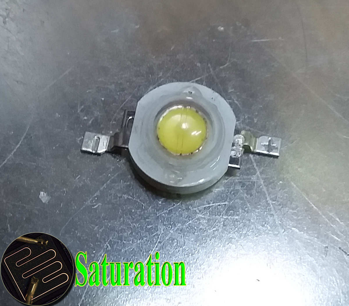 SMD светодиод холодного свечения на 1W