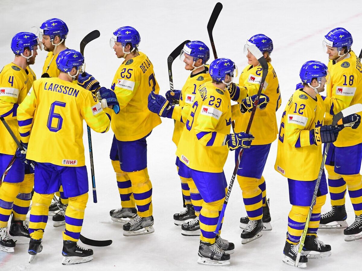    Хоккеисты сборной Швеции© РИА Новости / Алексей Куденко