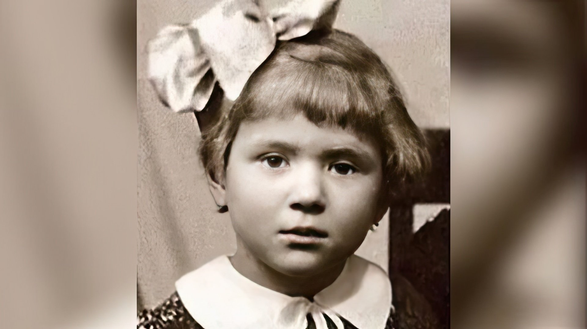 Галина Польских в детстве. Фото из личного архива актрисы. 
