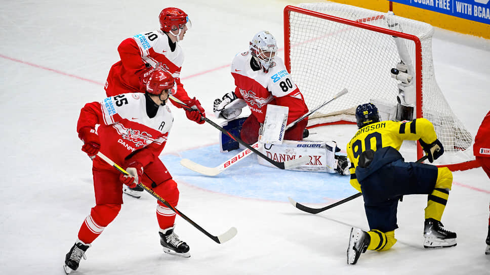 Фото: Ice Hockey - IIHF World Championships - 3rd Place Play-off - Sweden v Denmark - Avicii Arena, Stockholm, Sweden - May 25, 2025 S / Ice Hockey - IIHF World Championships - 3rd Place Play-off - Sweden v Denmark - Avicii Arena, Stockh