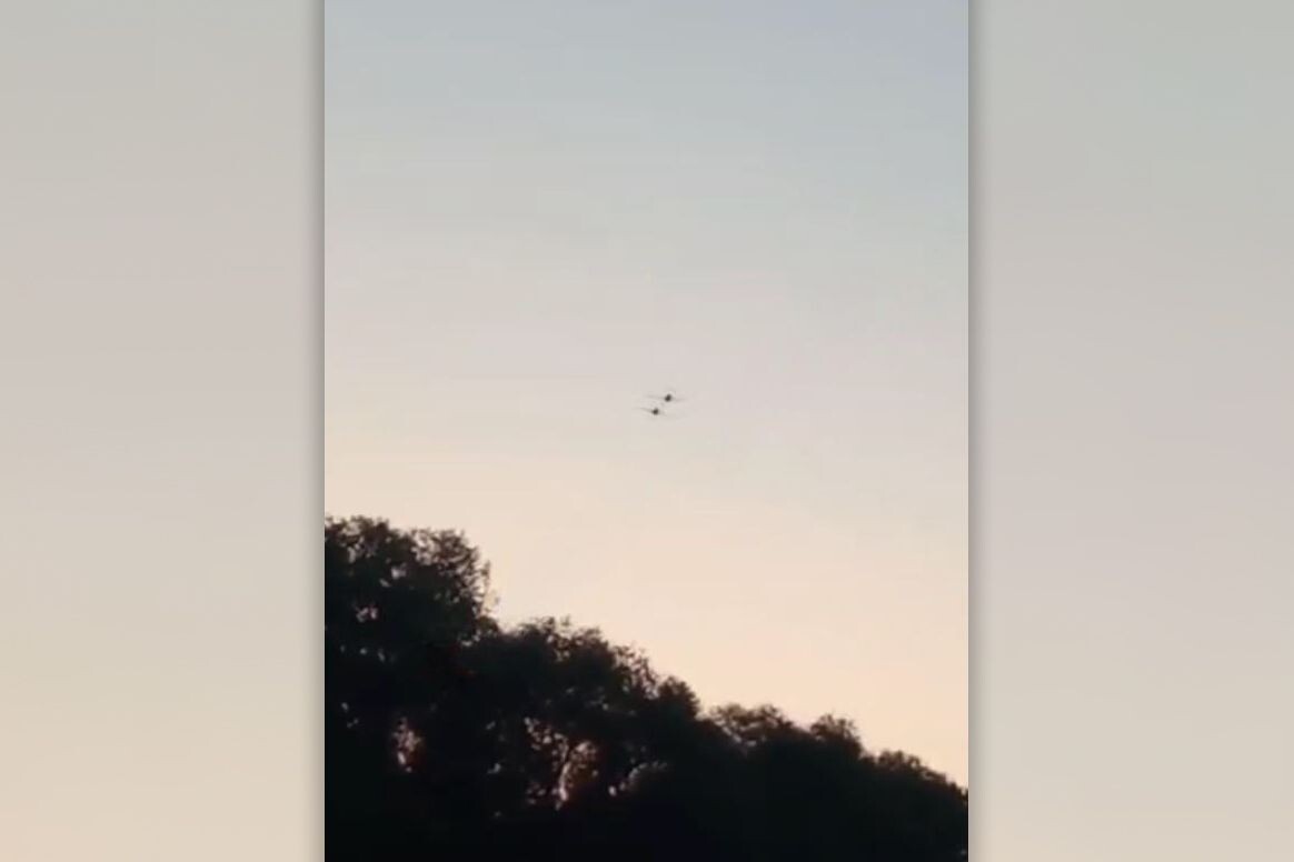    Дроны ВСУ сближаются / Источник: © Соцсети. Кадр из видео