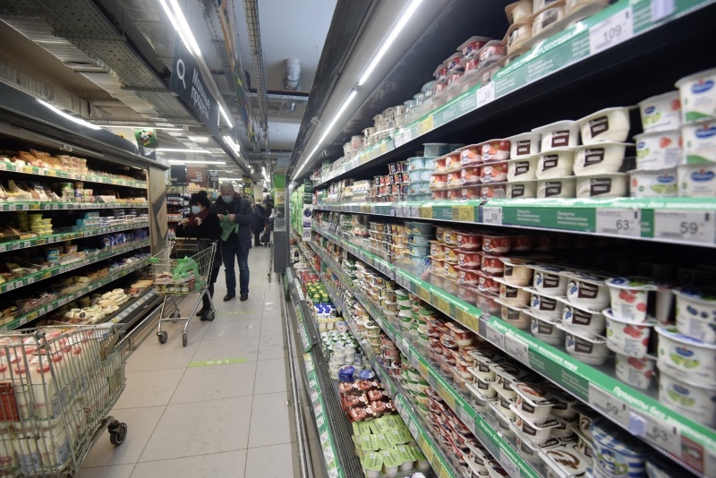    Магазин. Цены на продукты. Фото: Дарья Ильина © REX
