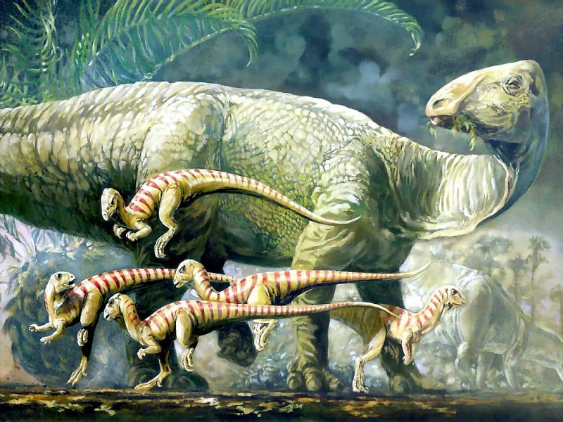 Тенонтозавр - крупнейший представитель рабдодонтоморфов, некогда живший на территории США