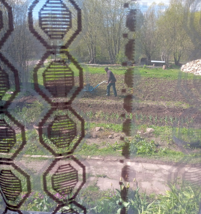 Мотоблочит Саша -отец