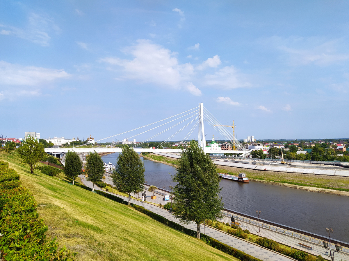 Набережная р. Туры в Тюмени