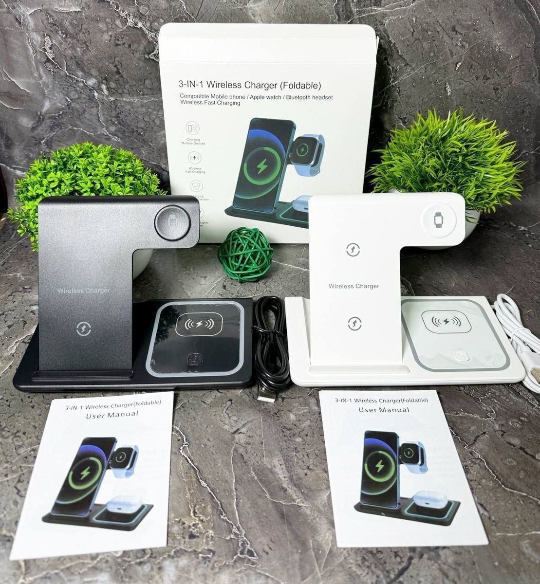 Беспроводная зарядка 3 в 1