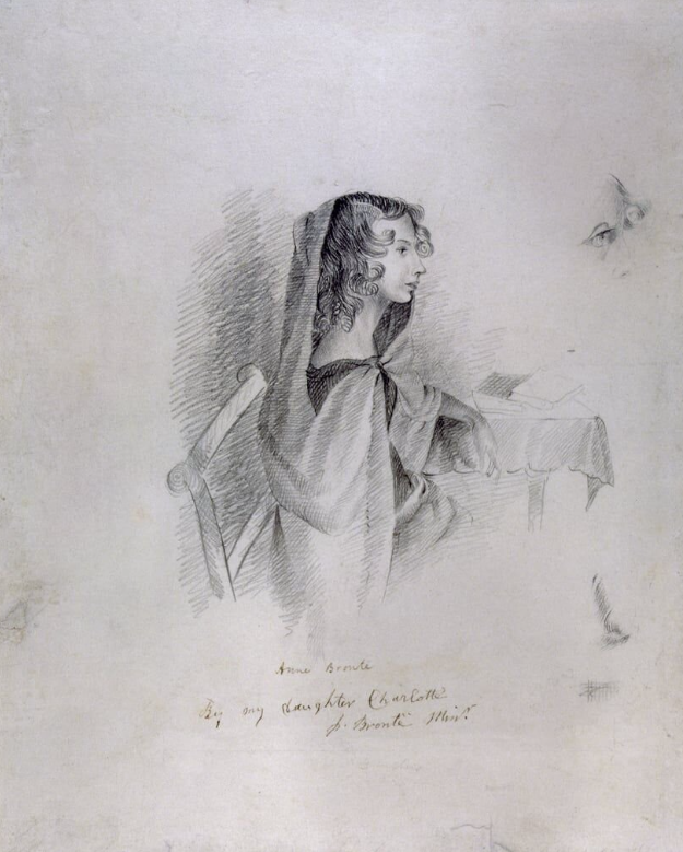 Энн в 13-летнем возрасте. Рисунок Шарлотты