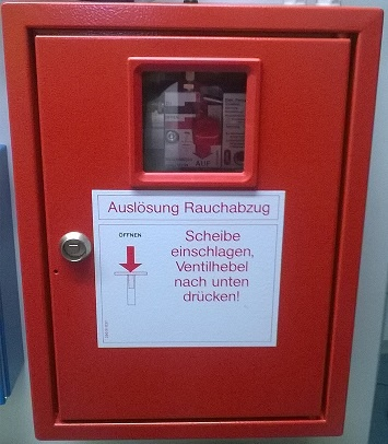 Щиток активации пневматической системы противодымной вентиляции марки "ЛАМИЛЮКС"
