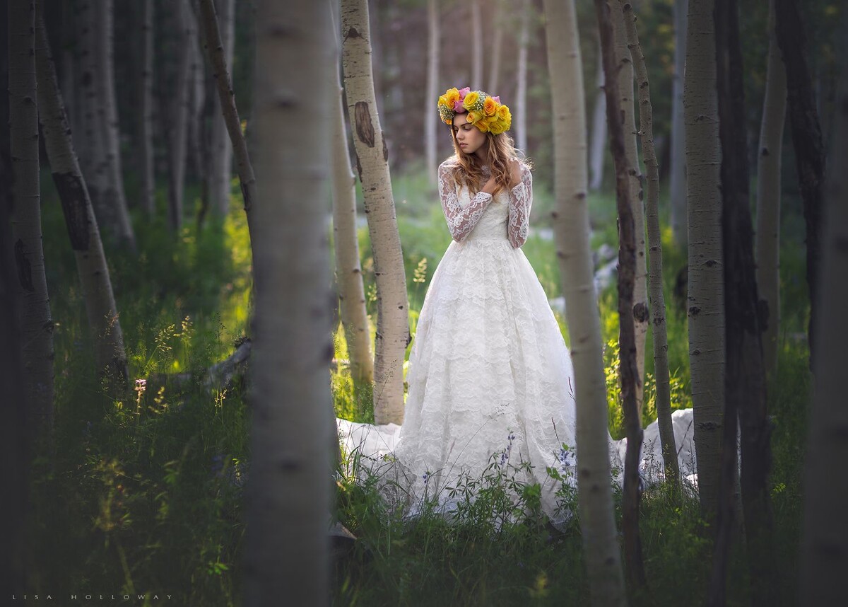 Женщина в белом