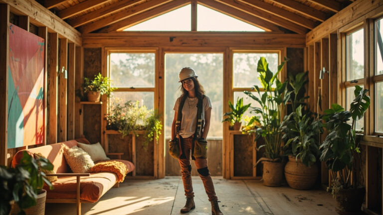    идеи дизайна, интерьер, каркасный дом Ёхаус