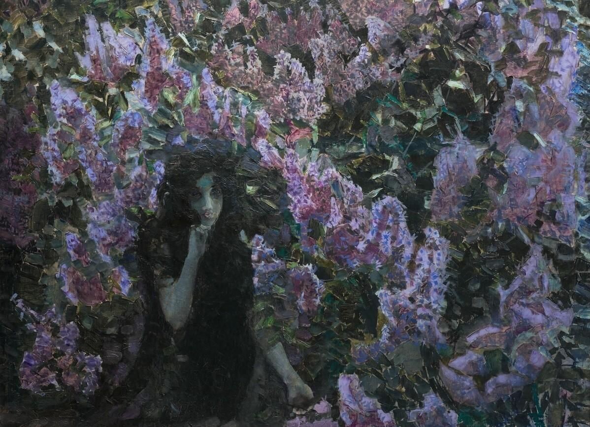 Михаил Врубель. Сирень. Источник: https://cdn.culture.ru/images/666ac9a9-bf39-52b6-95ad-effb041f9af3