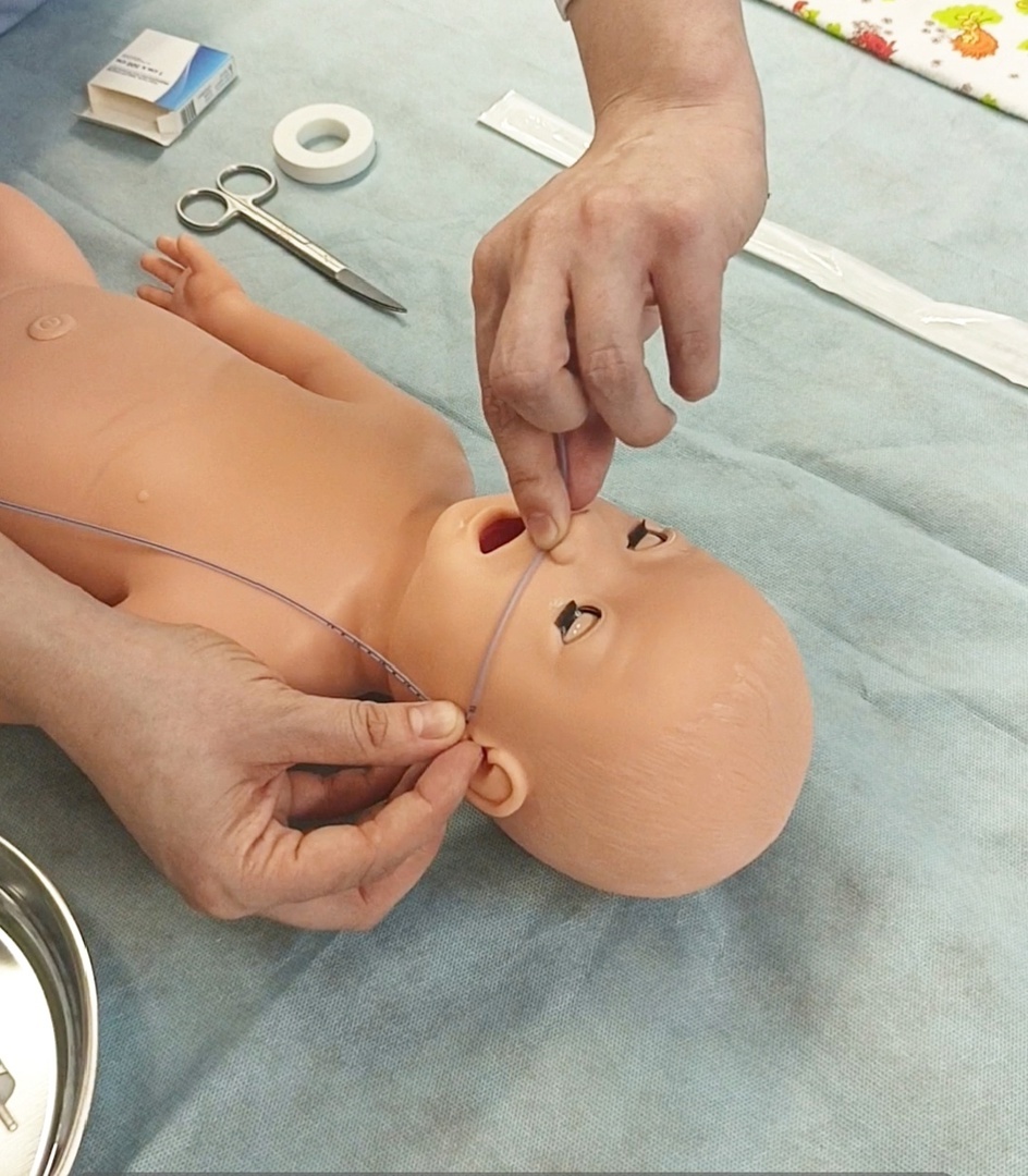 Постановка НГЗ на муляже