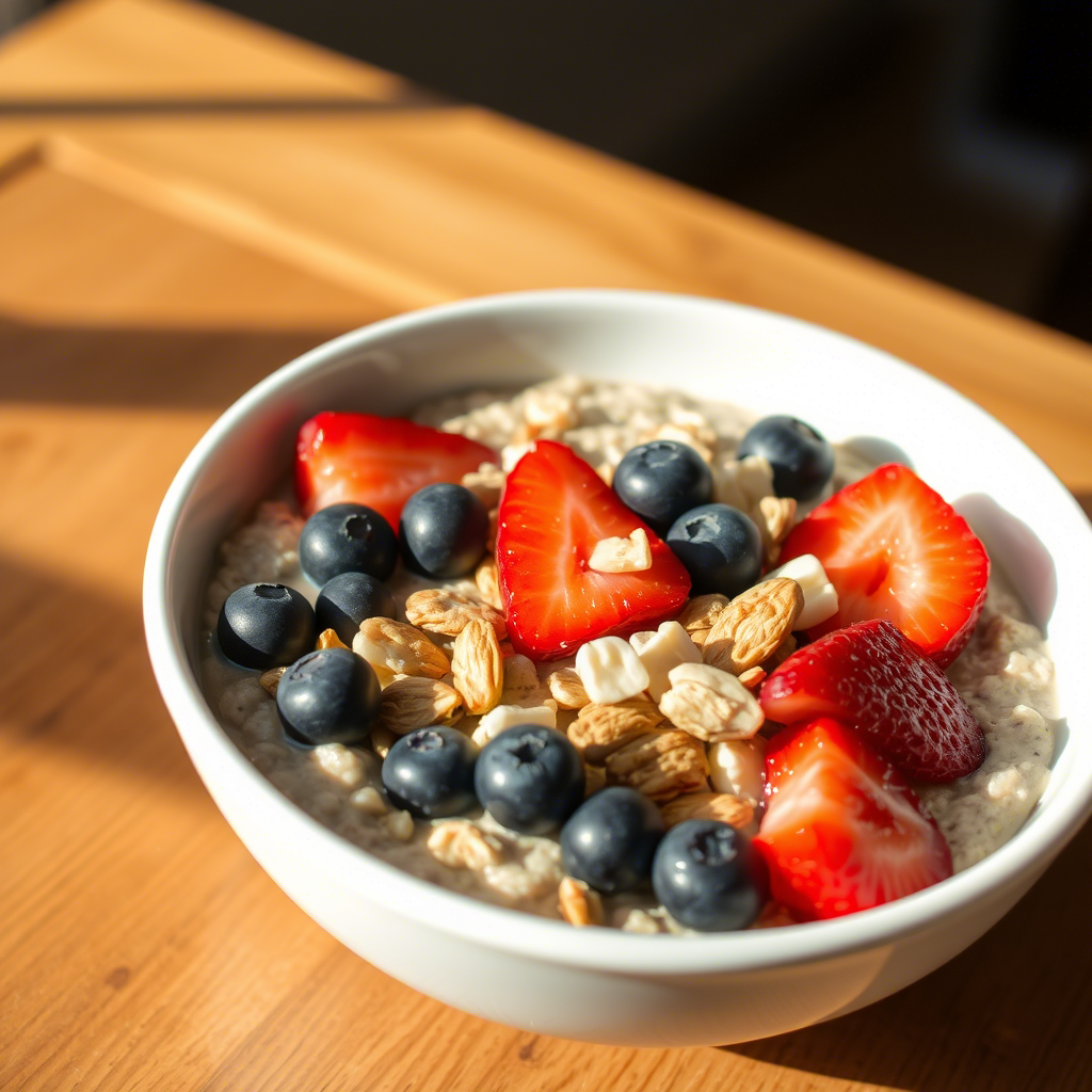 Овсянка наполнит сытостью до обеда 