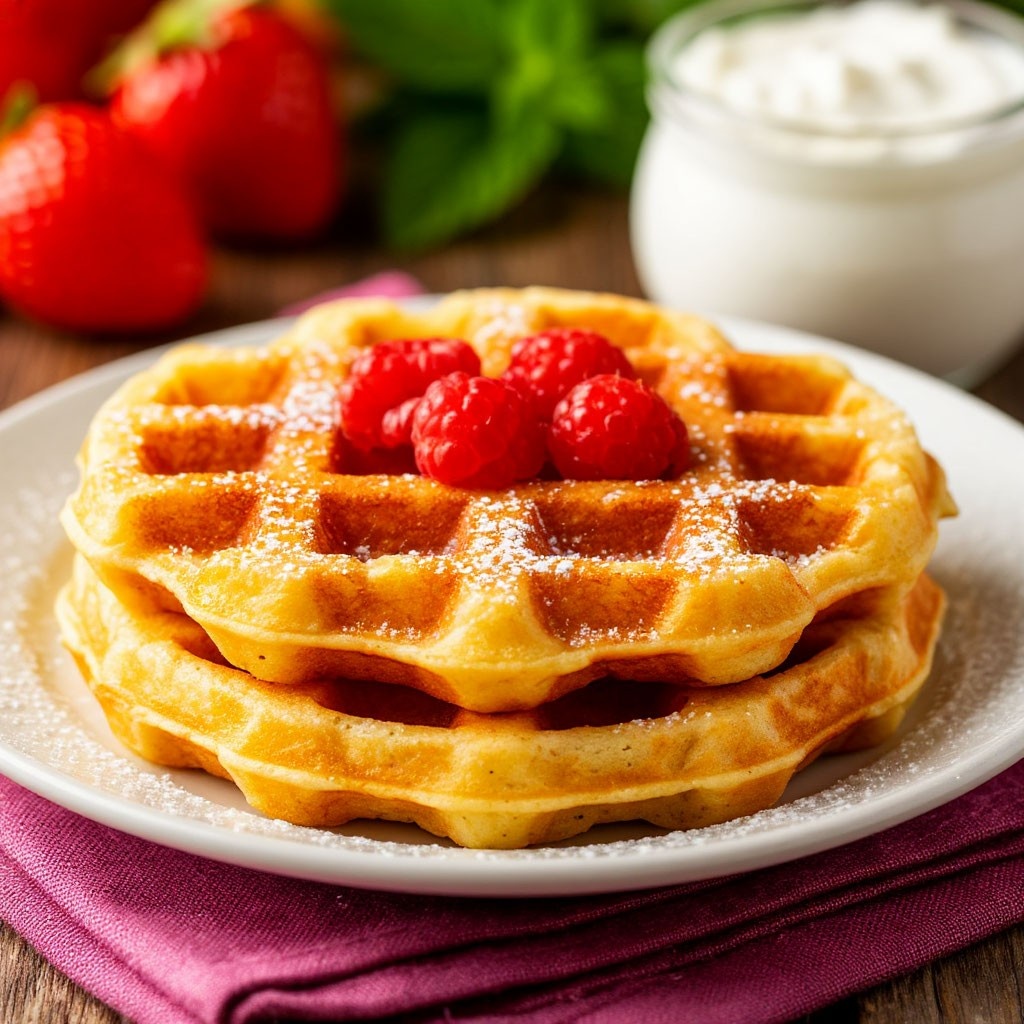 Творожные вафли