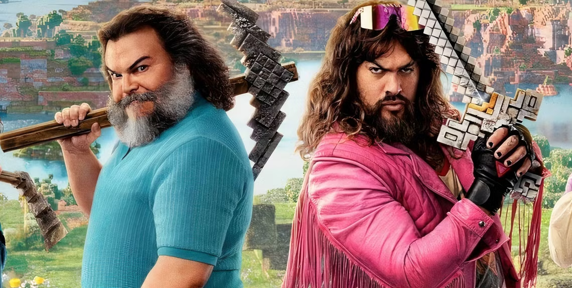 Джек Блек в роли Стива и Джейсон Мамоа в роли Гаррета "Мусорщика". Экранная парочка которая "отжигает" на протяжении всего фильма.