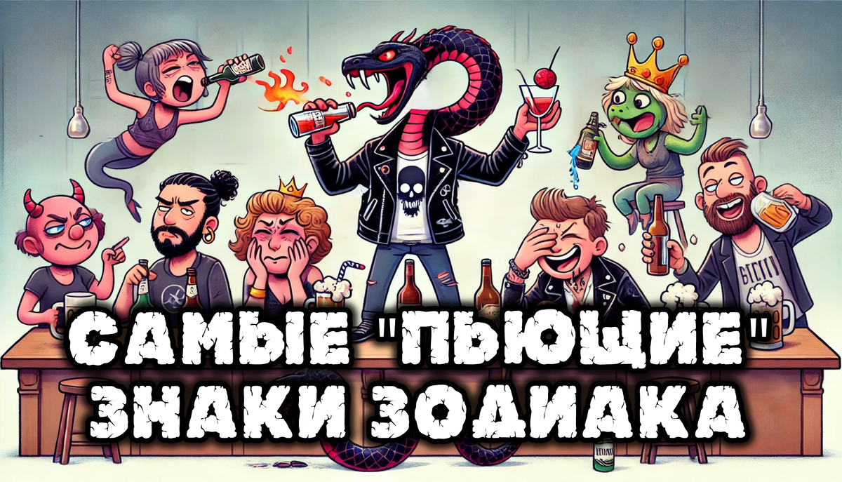 Самые "Пьющие" Знаки Зодиака