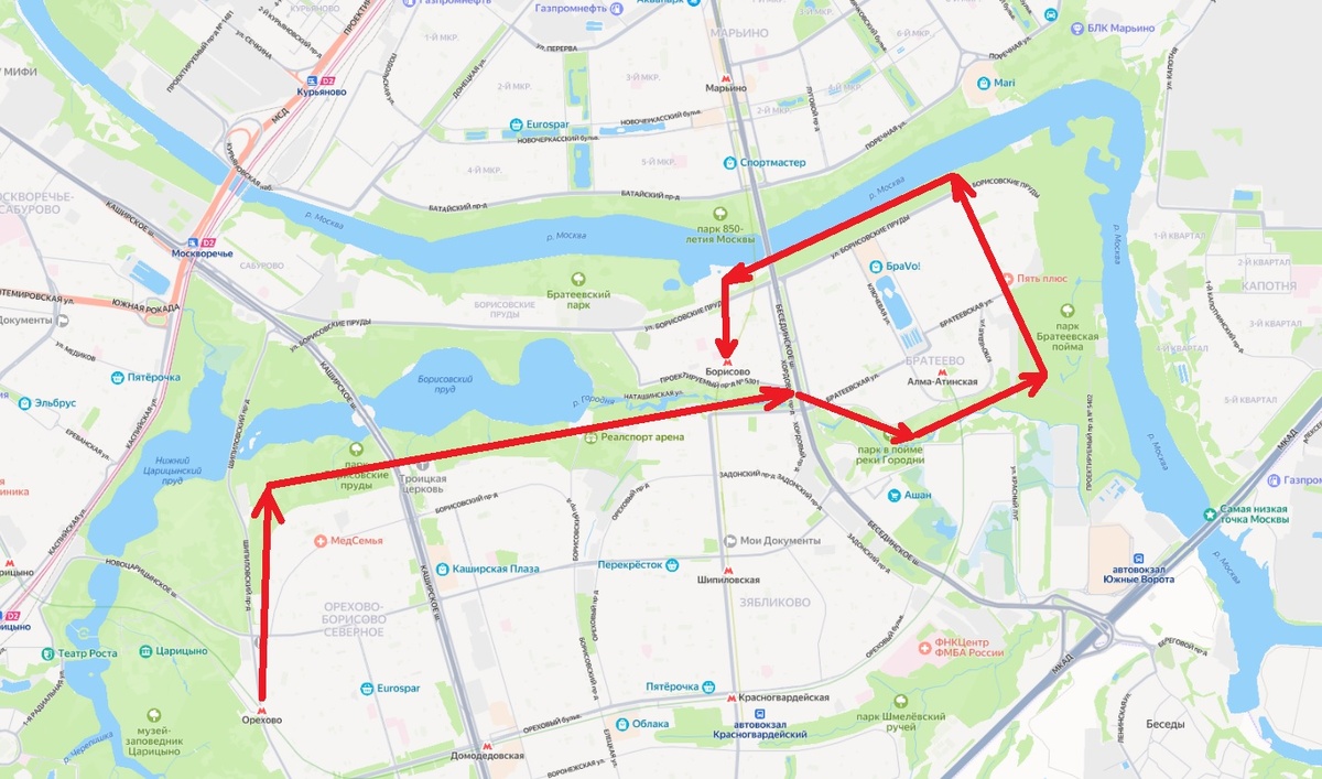 Пешком по Москве — мой маршрут по Зеленому кольцу