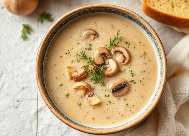 Крем-суп из шампиньонов 