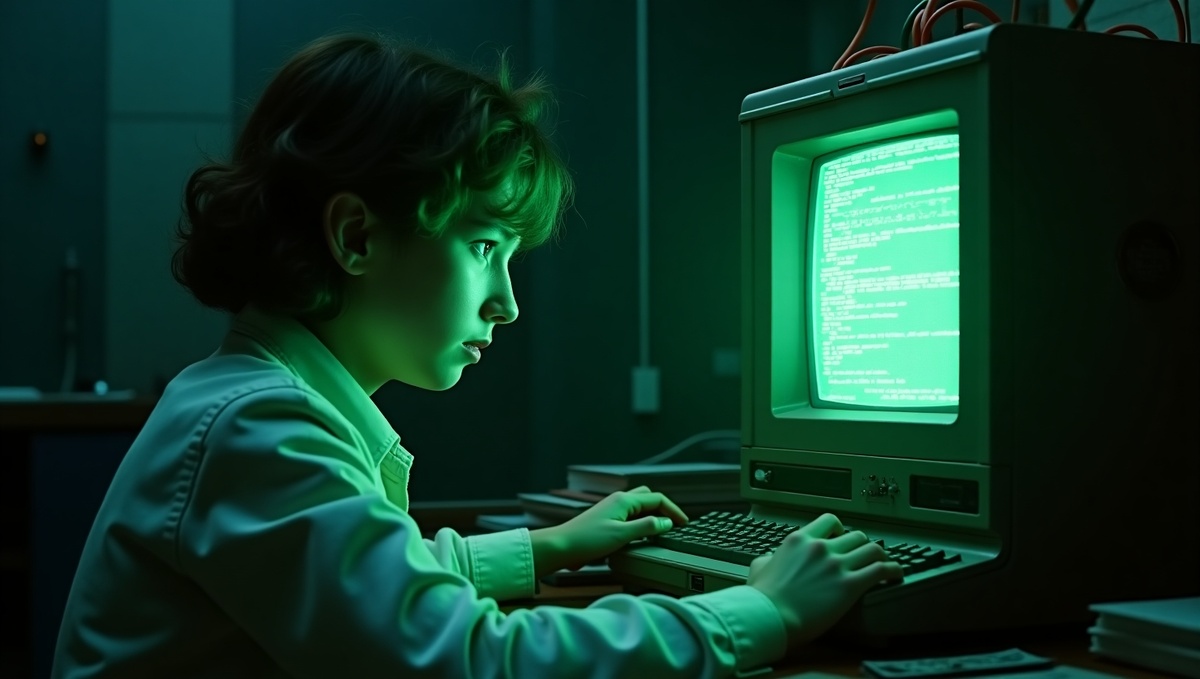 Цифровой дуэлянт: Персональный взгляд на главного героя — хакера 1960-х годов, погружённого в свой мир кода и схваток за информацией.