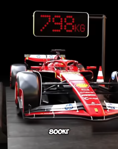 Если машина окажется легче 800 кг - гонщик автоматически дисквалифицируется