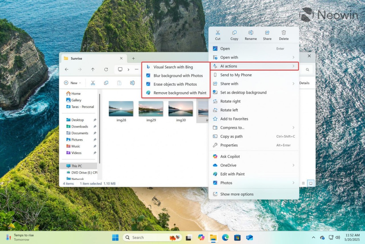 Новинки Windows: электропоезд с ИИ