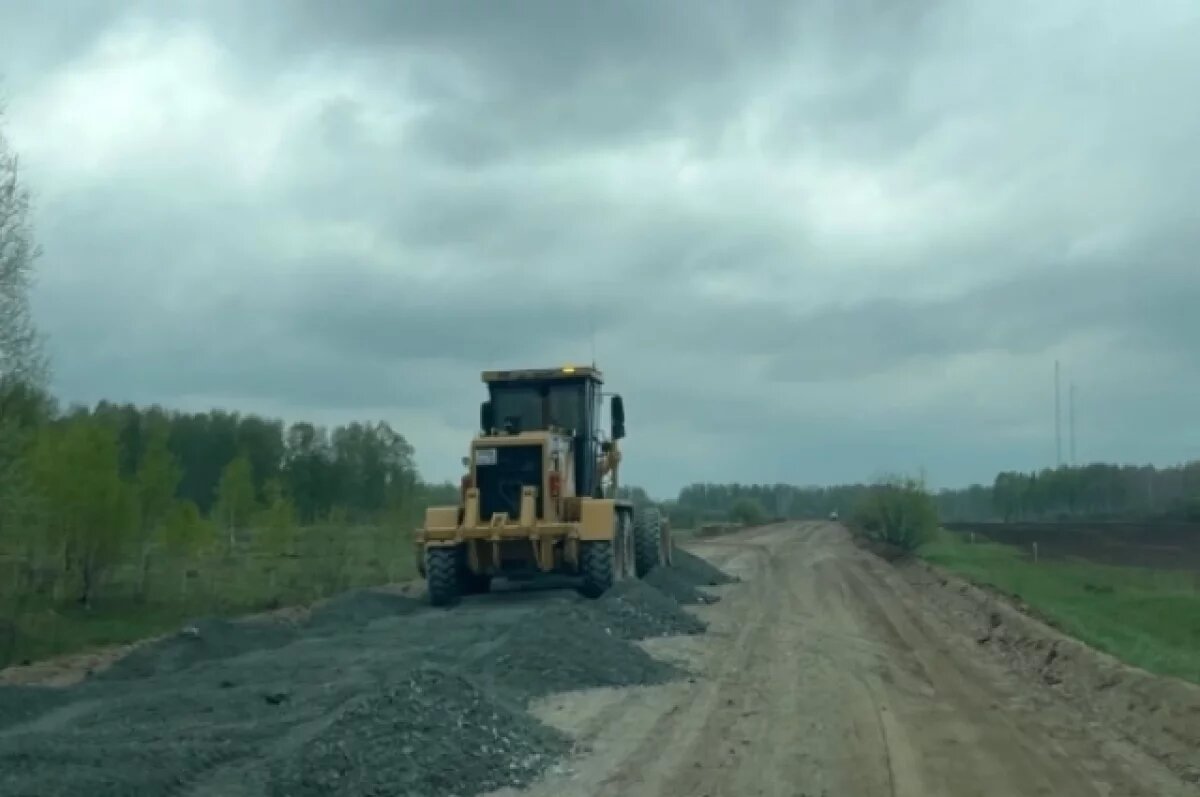    Дорогу к Чановскому озеру под Новосибирском начали ремонтировать