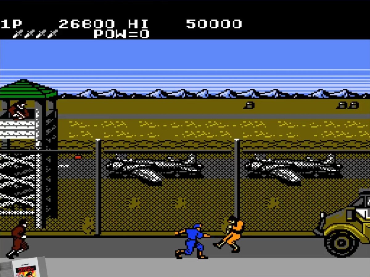 Rush'n Attack на Денди уничтожаем желтого солдата