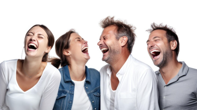 Смеющиеся люди