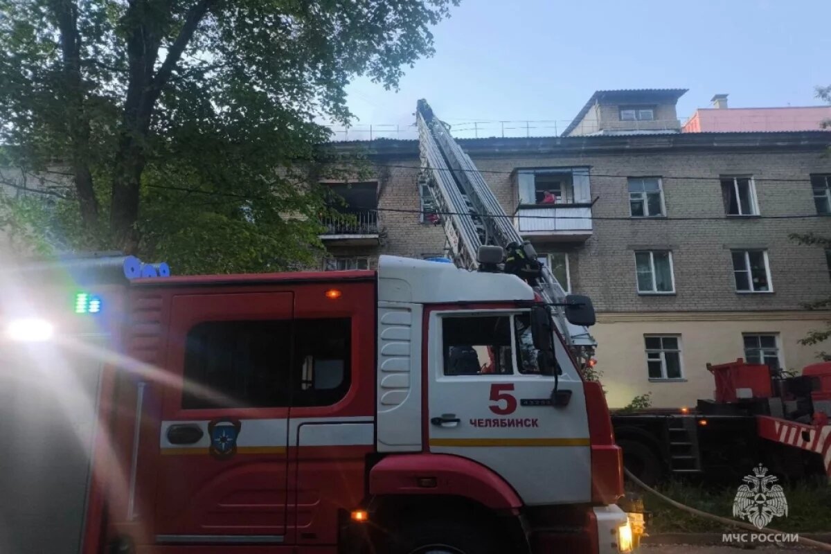    Женщина погибла при пожаре в челябинской квартире